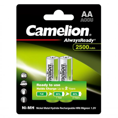 Camelion Acumulatori 2500mAh Preincarcati 1.2V Ni-MH AA R6 B2