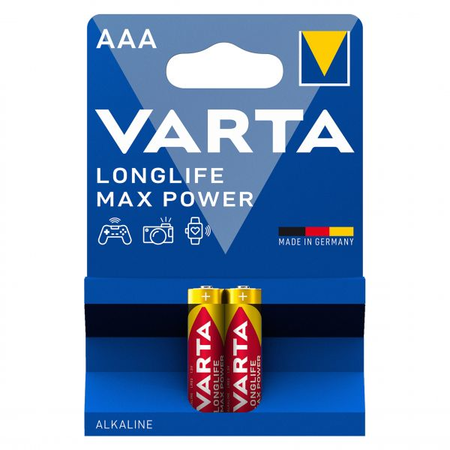 Baterii AAA R3, blister 2 Buc. Varta MAX Power