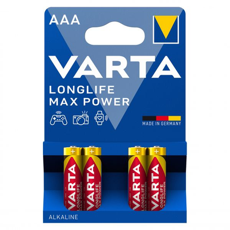 Baterii AAA R3, blister 4 Buc. Varta MAX Power