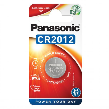 Baterie litiu 3V CR2012 55mAh, Panasonic