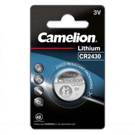 Baterie litiu 3V CR2430 270mAh, Camelion