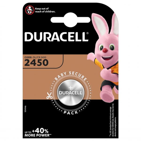 Baterie litiu 3V CR2450 560mAh, Duracell