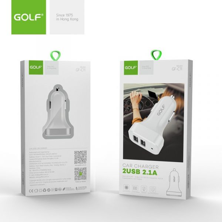 Incarcator auto cu 3 USB Maxim 2.1A, Golf