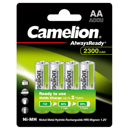 Camelion Acumulatori 2300mAh Preincarcati 1.2V Ni-MH AA R6 B4