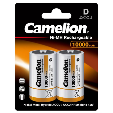 Camelion Acumulatori 10000mAh Preincarcati 1.2V Ni-MH D R20 Bulk2