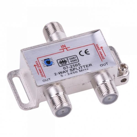 Spliter CATV 2 cai quality 5 - 2450 MHz TED775069