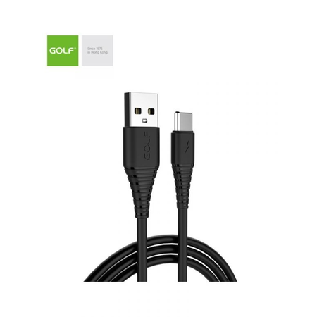 Cablu incarcare micro USB 3A NEGRU, 64t GOLF