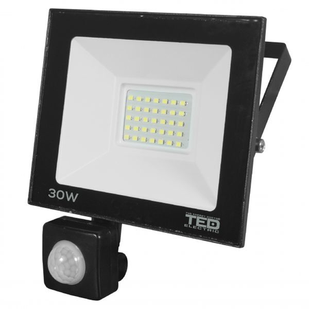 Proiector LED cu senzor 30W 6400K 3000lm, TED