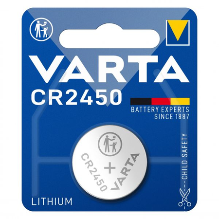 Baterie litiu 3V CR2450 570mAh, Varta
