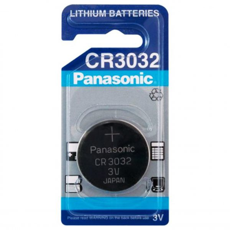 Baterie litiu 3V CR3032 500mAh, Panasonic