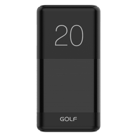 Baterie Externa, power bank 20000mAh Negru, Golf