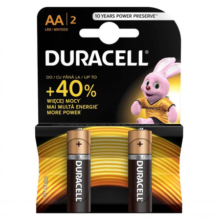 Baterii AA R6, blister 2 Buc. Duracell