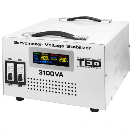 Stabilizator tensiune 3100VA 1.8KW ServoMotor, TED