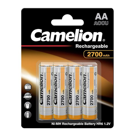 Camelion Acumulatori 2700mAh 1.2V Ni-MH AA R6 B4 si Cutie Cadou