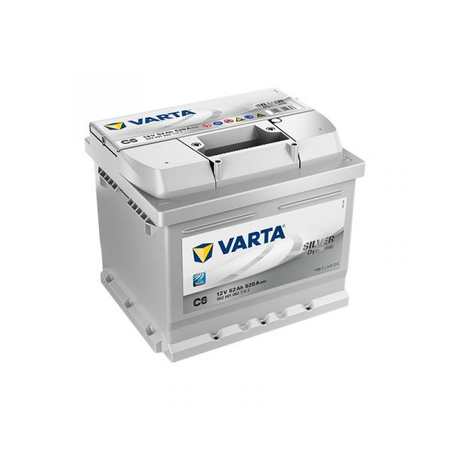 Baterie Auto 12V Silver Dynamic 52Ah, Pornire 520A Varta 552401052