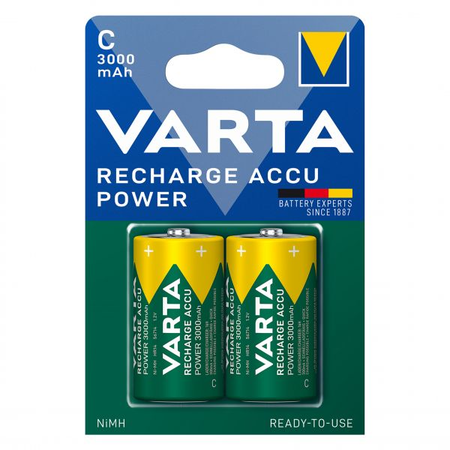 Varta Acumulatori 3000mAh Preincarcati 1.2V Ni-MH C R14 B2