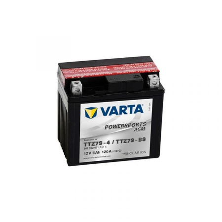 Baterie Moto AGM 12V 5Ah, 507902011 TTZ7S-BS TTZ7S-4 YTZ7S-BS Varta