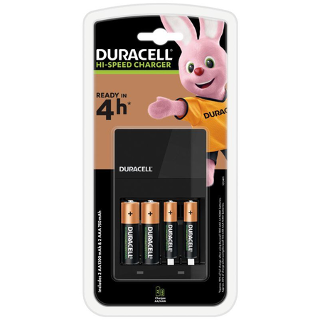 Incarcator acumulatori Ni-Mh, include 2 x AA si AAA, CEF14 Duracell