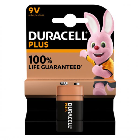 Baterie 9V 6LR61 6F22, Duracell