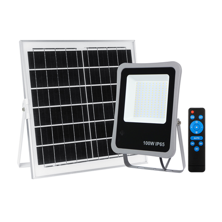 Proiector LED solar 100W 6500K, NV-4203.100