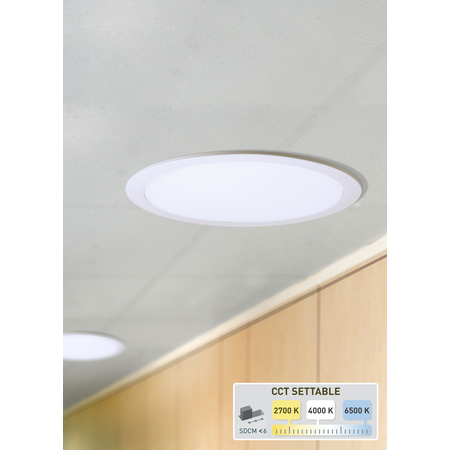 Downlight LED IP65 18W CCT, Fumagalli