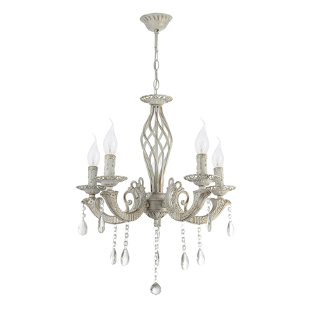 Candelabru Pandora Alb Vintage 5xE14 60W