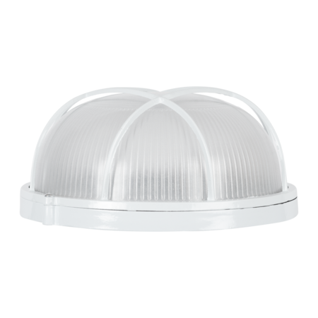 Lampa BAT Grila Rotunda E27 100W Alb NV-3201.08