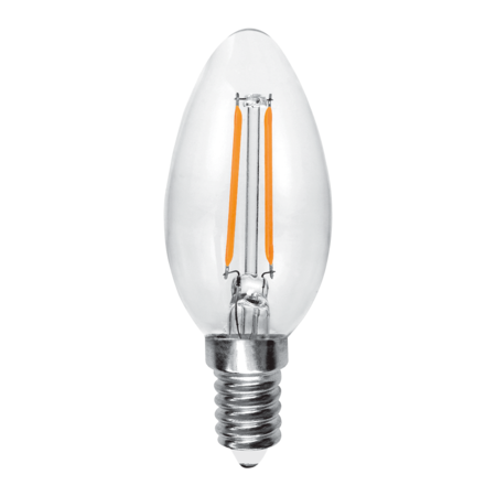 Bec LED Filament C35 2W E14 2700K