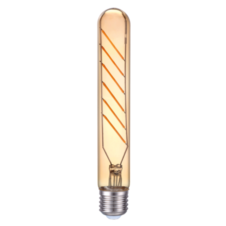 Bec LED EVO17 Filament T30 6W E27 2200K Auriu