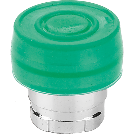 Cap Buton Etans Revenire IP65 Culoare Verde