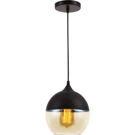 Pendul Edison Negru 1xE27 60W