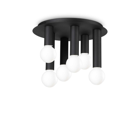 Lampa cu montaj pe tavan Petit pl6 Negru