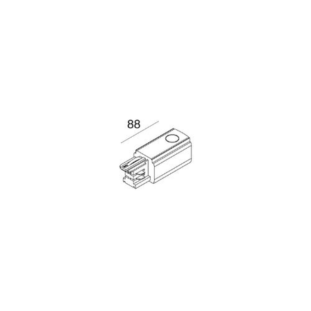 106706.01 All-Track Conector alimentare stanga Alb