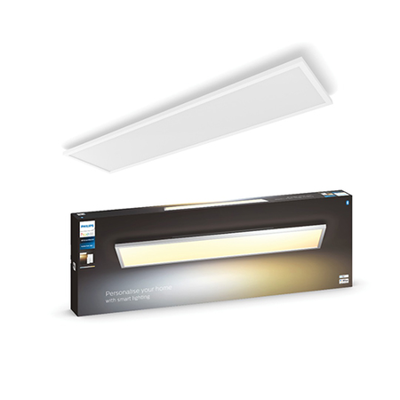 HUE Kit Plafoniera Aurelle dreptunghiulara LED 3750lm BT Ambiance (1 Hue Aurelle + dimmer)