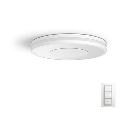 Plafoniera/Aplica tavan Philips HUE Being Alb bec LED si intrerupator dimabil