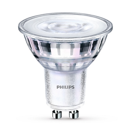 Bec LED Philips Classic spot 5 65W 4000K 485lm GU10 36D 15.000h