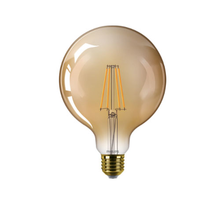 BEL LED Classic Filament Globe G120 Gold Dim 7.3 50W 2200K 640lm E27 15.000h