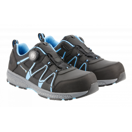 Pantofi de siguranta Schmutter Sistem de dantela S1P src gri inchis/albastru 46