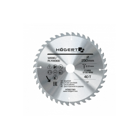 TCT SAW BLADE 250X40TX30