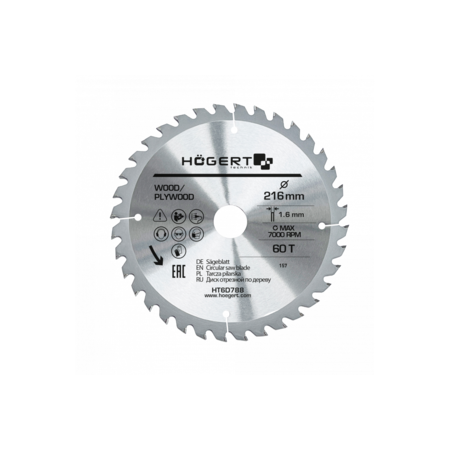 TCT SAW BLADE 216X60TX30