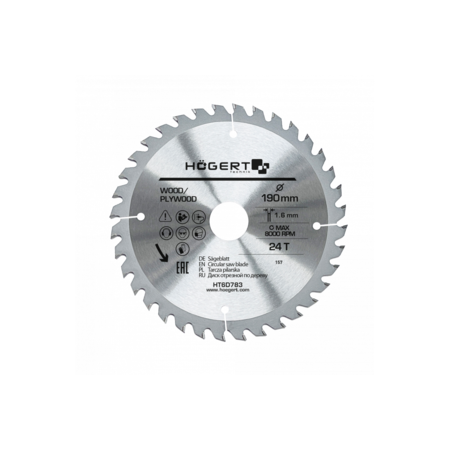 TCT SAW BLADE 190X24TX30