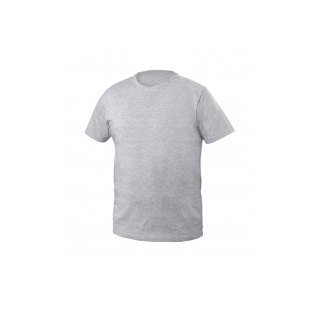 Tricou de bumbac vils melange gri l