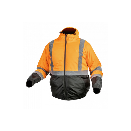 Oker Insulate Warning Jacket Bomber Orange XL