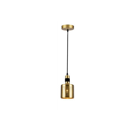 Lampa tavan - Ceiling fixture BELLIS 2,4666,AC220-240V,50/60Hz,1*E27, IP20, Diameter 12 CM,single, black/gold