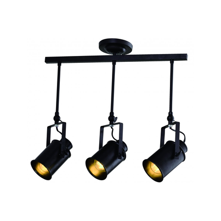 Lampa tavan - Ceiling fixture DEMIR 3,4014,AC220-240V,50/60Hz,3*E27, IP20, triple, black