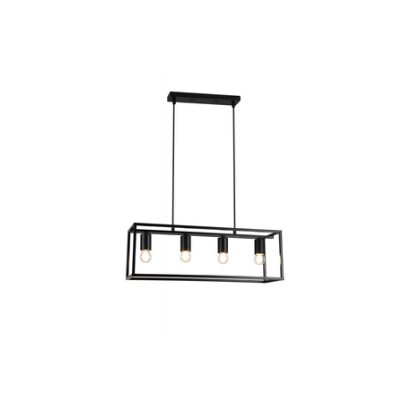 Lampa tavan - Ceiling fixture DIU4 ,3635, AC220-240V,50/60Hz,4*E27, IP20,60CMX18CMX20CM,quadruple, black