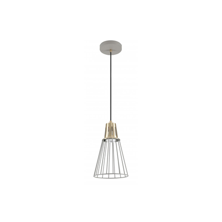 Lampa tavan - Ceiling fixture KALIOPE,8143,AC220-240V,50/60Hz,1*E27,max.40W,IP20, Diameter 18cm, single, grey/gold