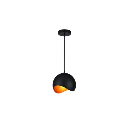 Lampa tavan - Ceiling fixture MAVIA , 1853,AC220-240V,50/60Hz,1*E27, IP20, Diameter 20 CM,single, black/gold