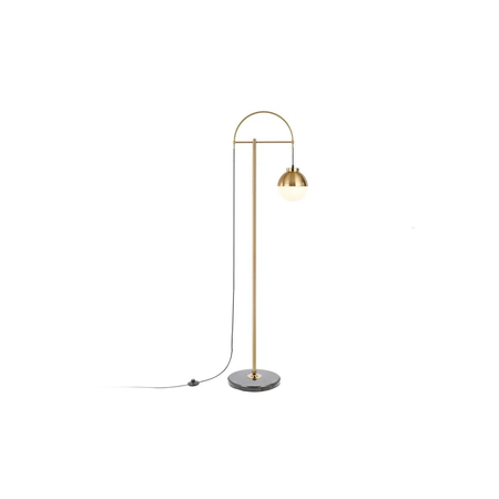 Lampadar - Lampa podea ABIES F,7537,AC220-240V,50/60Hz,1*E27, IP20, Diameter 20 CM,single, gold