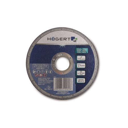 Disc de rectificat pentru metal/inox, 125 mm, ultra subtire 1,0 mm